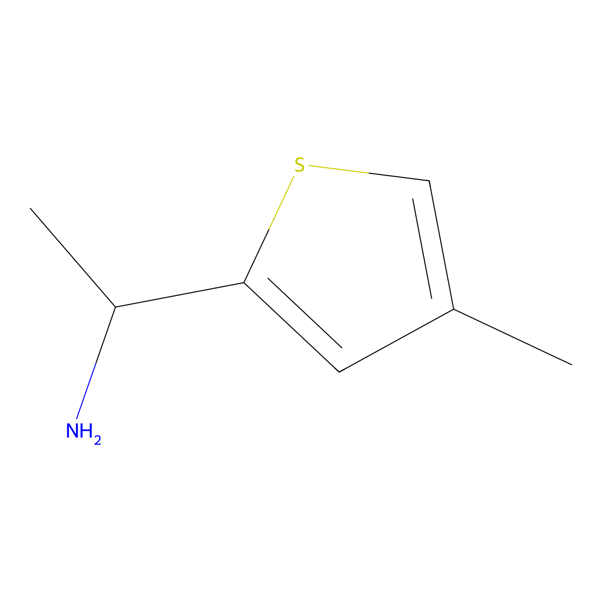 1-(4-Methyl-2-thienyl)ethanamine molecular structure, CAS 1270337-44-4