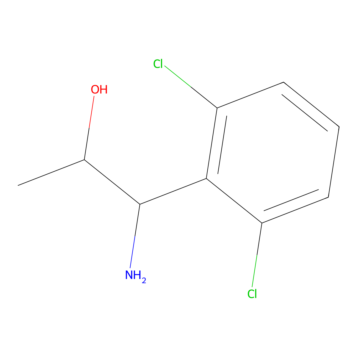 1-Amino-1-(2,6-dichlorophenyl)propan-2-OL molecular structure, CAS 1270364-78-7