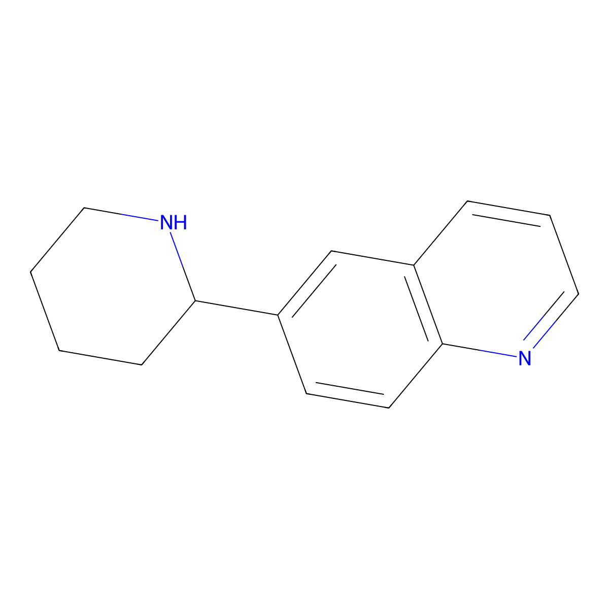 6-(Piperidin-2-yl)quinoline molecular structure, CAS 1270376-30-1