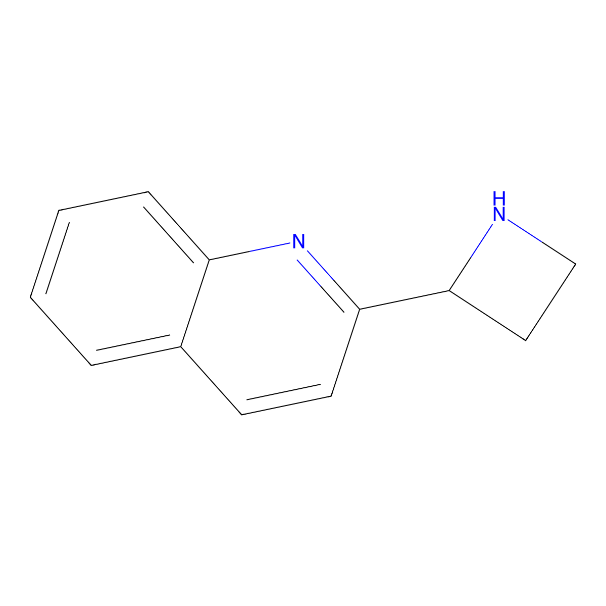 2-(Azetidin-2-yl)quinoline molecular structure, CAS 1270424-65-1