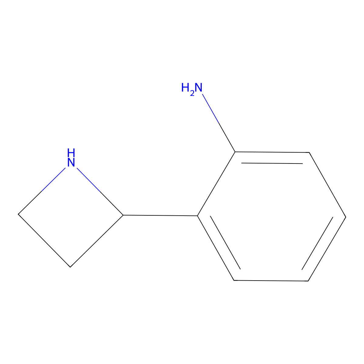 2-(Azetidin-2-YL)aniline molecular structure, CAS 1270452-79-3