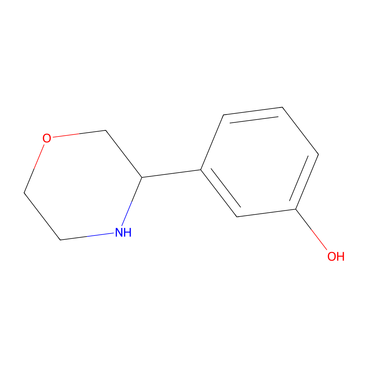 3-(Morpholin-3-yl)phenol molecular structure, CAS 1270456-57-9