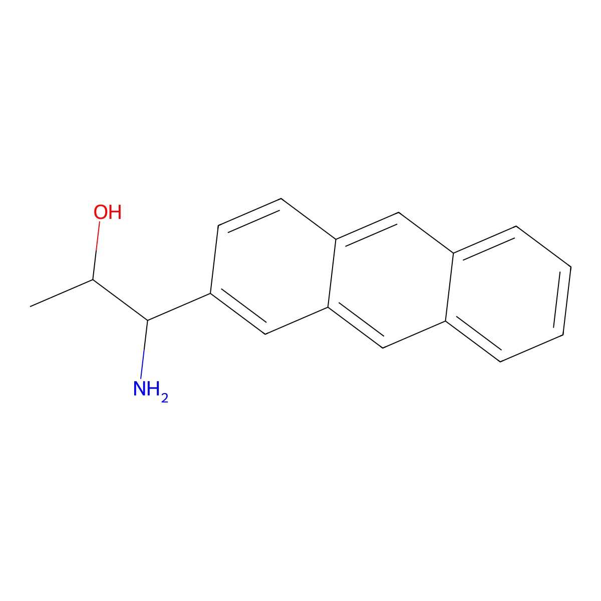 1-Amino-1-(2-anthryl)propan-2-OL molecular structure, CAS 1270466-94-8