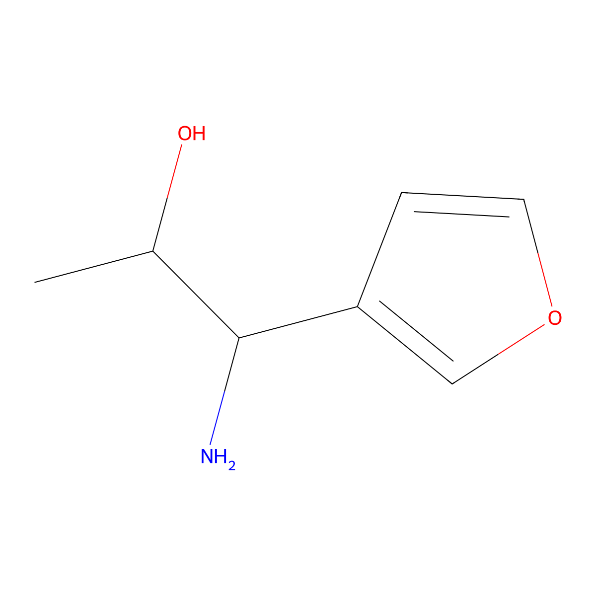 1-Amino-1-(3-furyl)propan-2-OL molecular structure, CAS 1270471-03-8