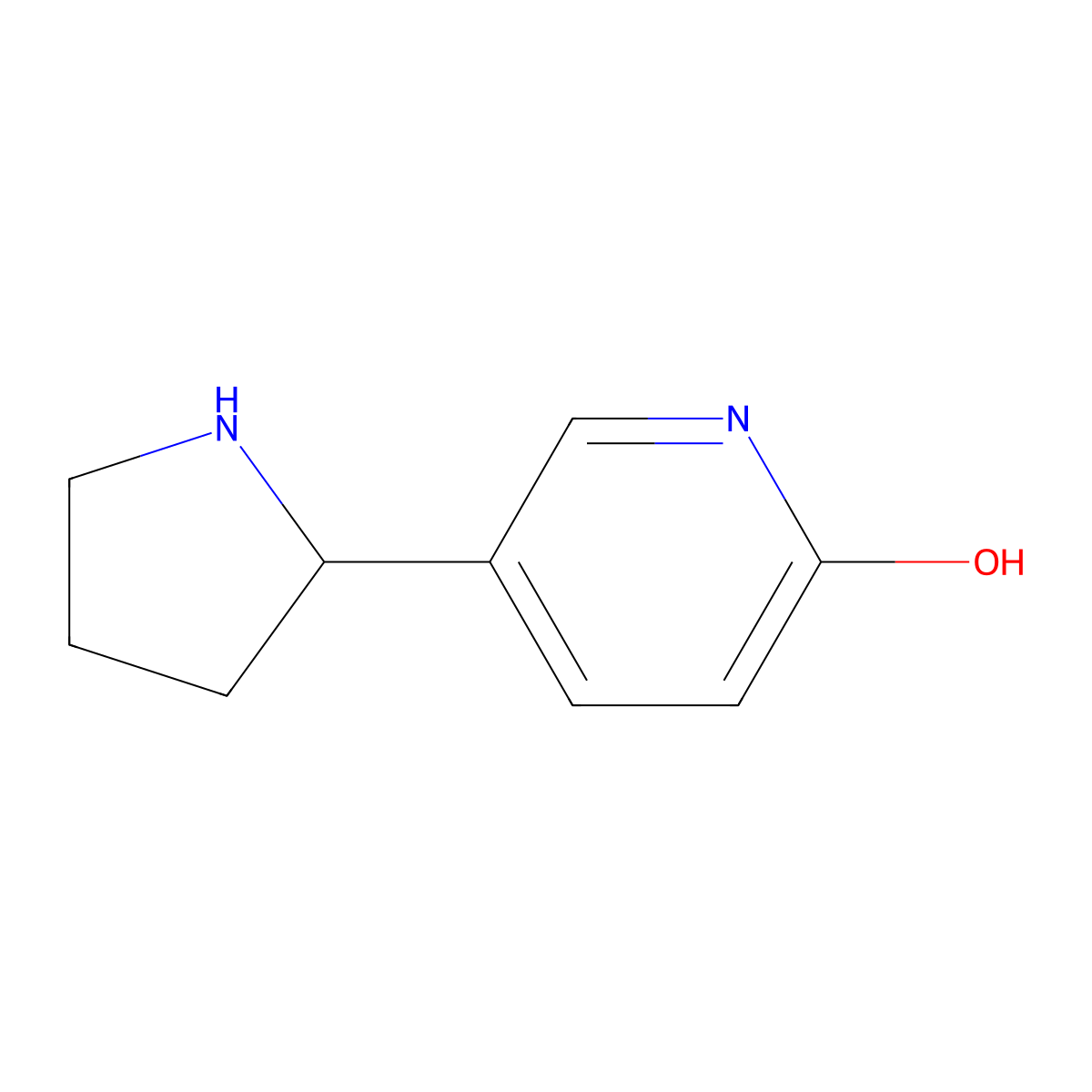 5-(Pyrrolidin-2-yl)pyridin-2-ol molecular structure, CAS 1270473-32-9