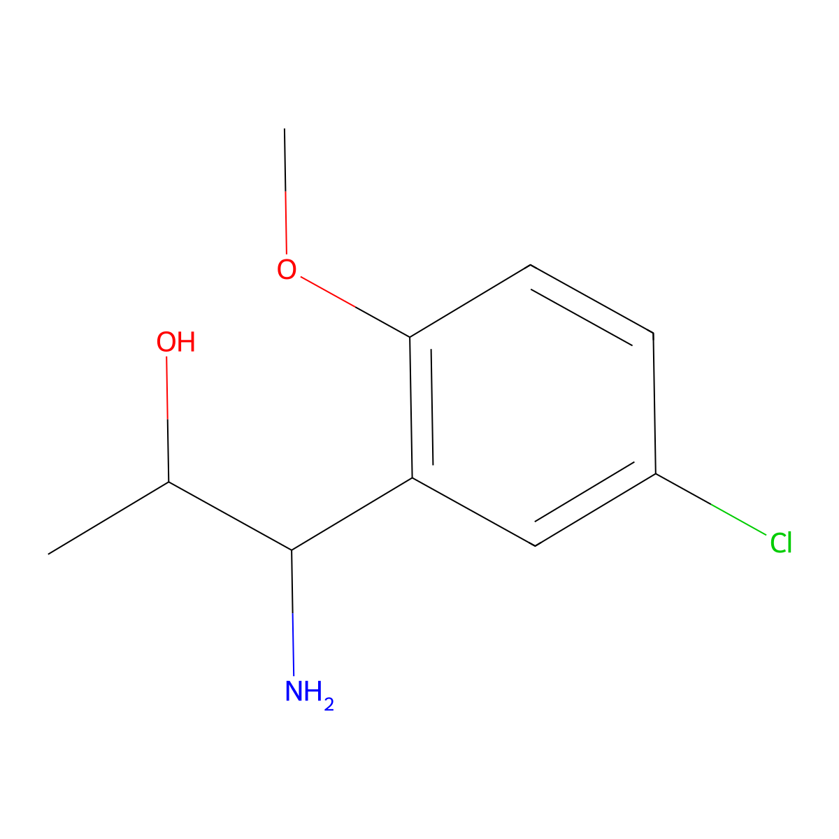 1-Amino-1-(5-chloro-2-methoxyphenyl)propan-2-OL molecular structure, CAS 1270488-01-1