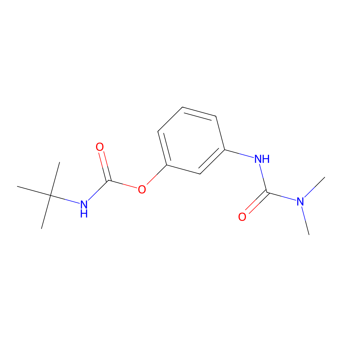 Karbutilate molecular structure, CAS 12705-28-1