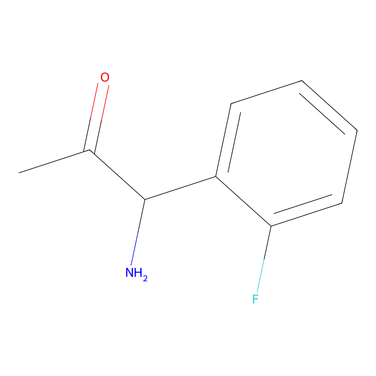 2-Fluoroisocathinone molecular structure, CAS 1270504-08-9