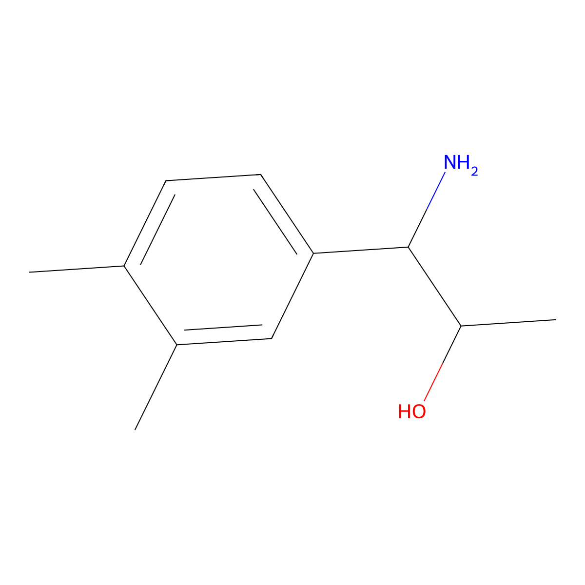 1-Amino-1-(3,4-dimethylphenyl)propan-2-ol molecular structure, CAS 1270504-62-5
