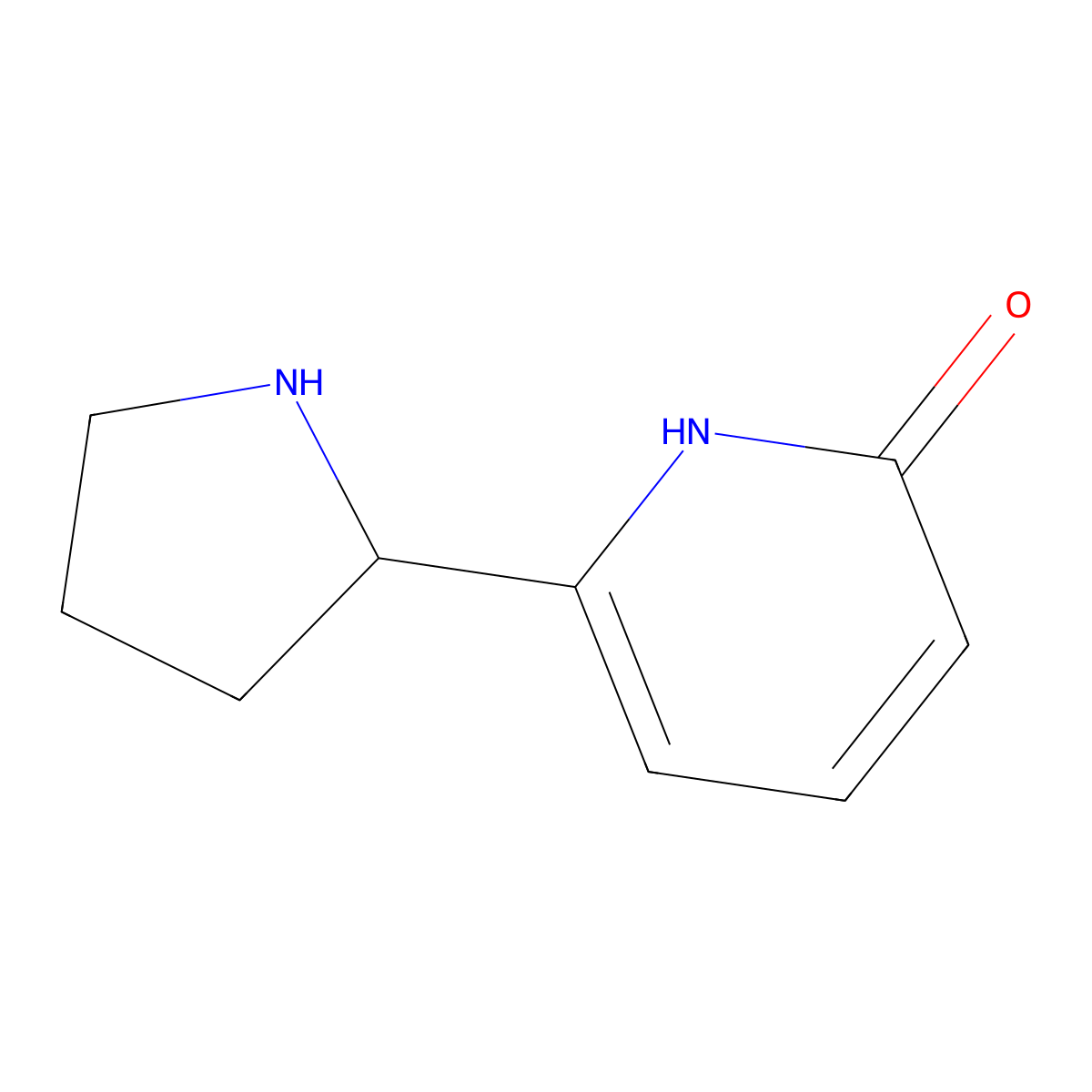 6-(pyrrolidin-2-yl)pyridin-2(1H)-one molecular structure, CAS 1270515-17-7