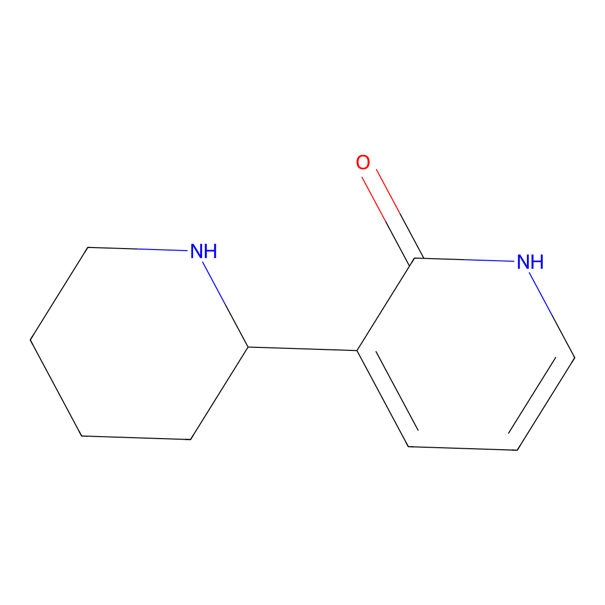 3-(Piperidin-2-yl)pyridin-2(1H)-one molecular structure, CAS 1270529-00-4