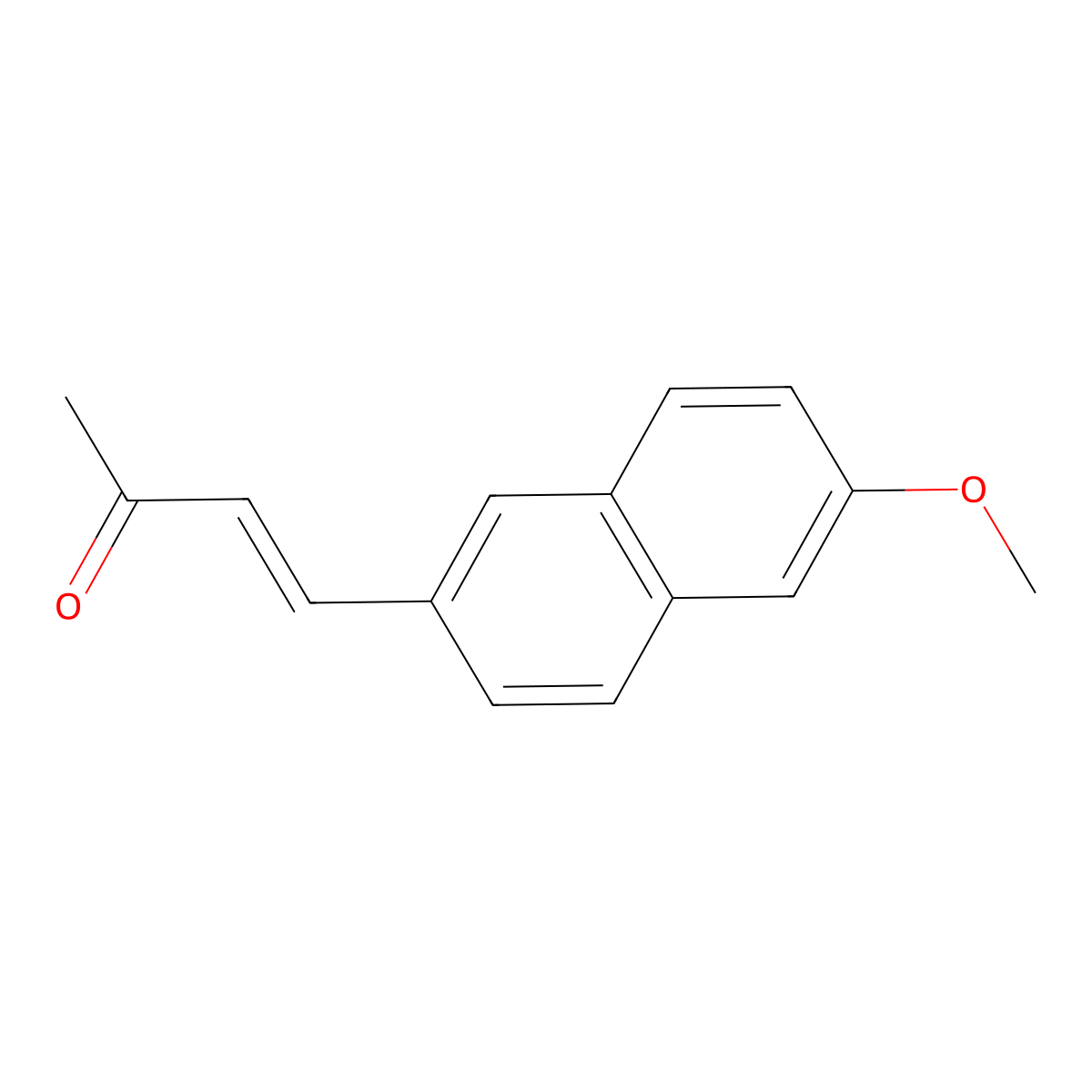 4-(6-Methoxynaphthalen-2-yl)but-3-en-2-one molecular structure, CAS 127053-22-9