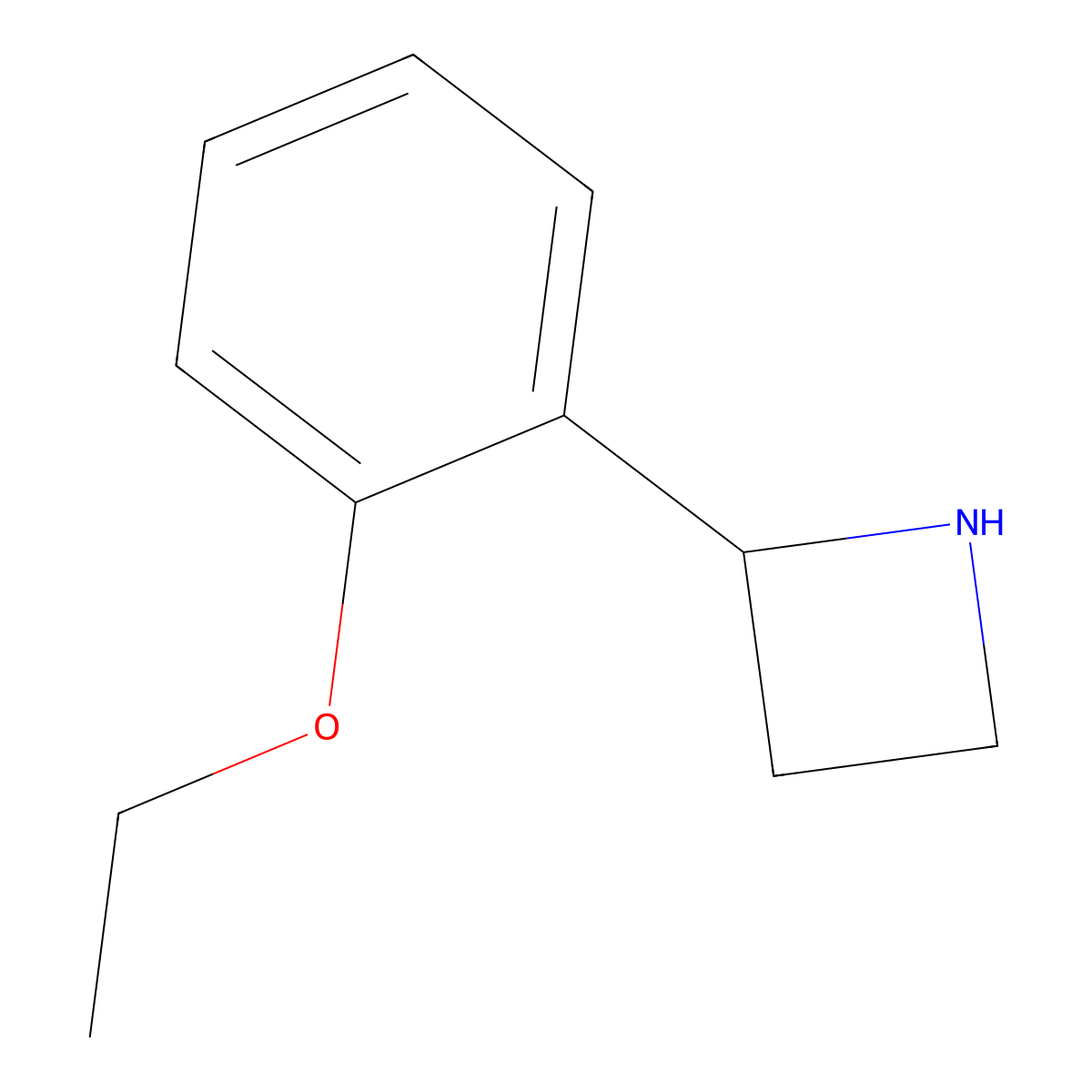 2-(2-Ethoxyphenyl)azetidine molecular structure, CAS 1270539-46-2
