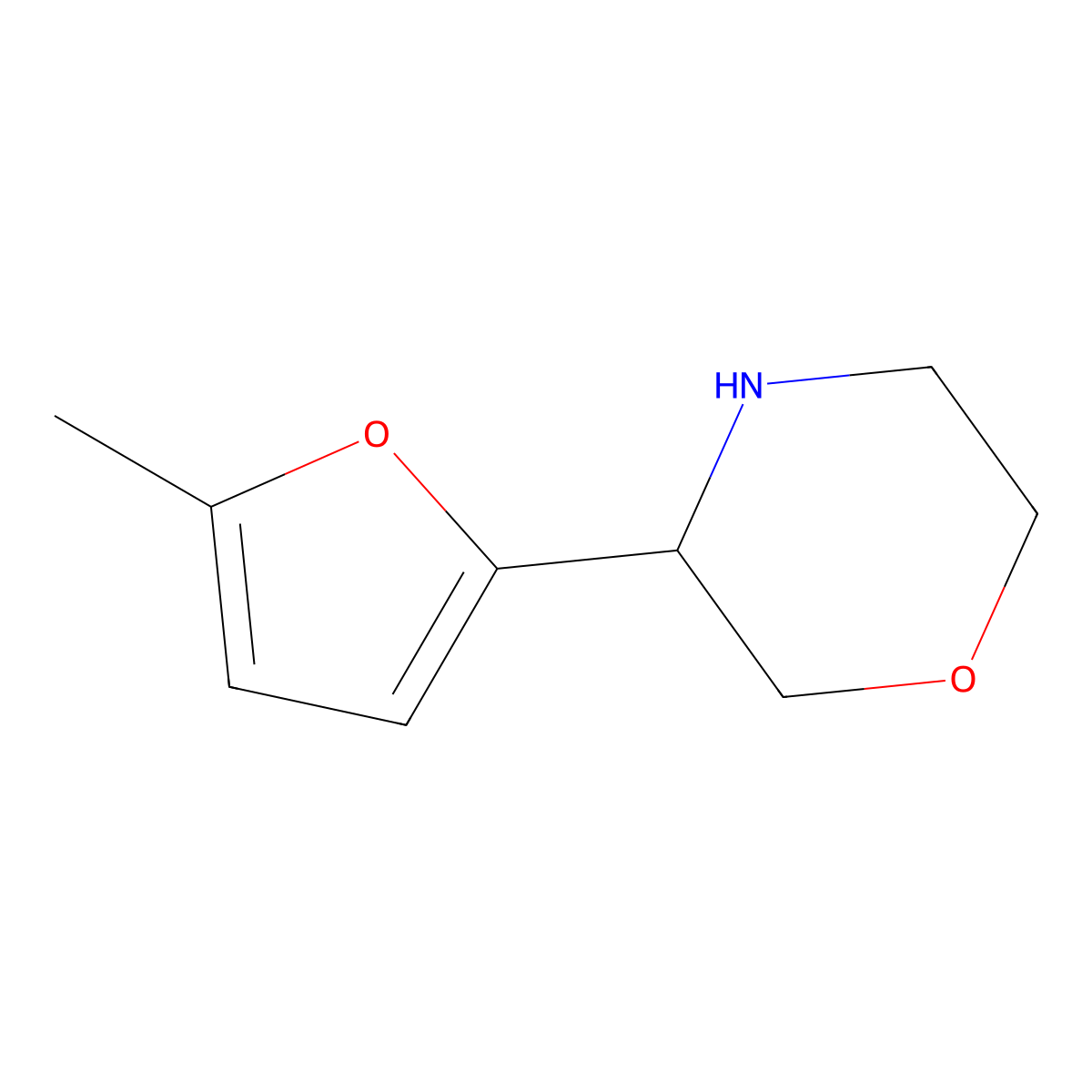 3-(5-Methylfuran-2-yl)morpholine molecular structure, CAS 1270551-95-5