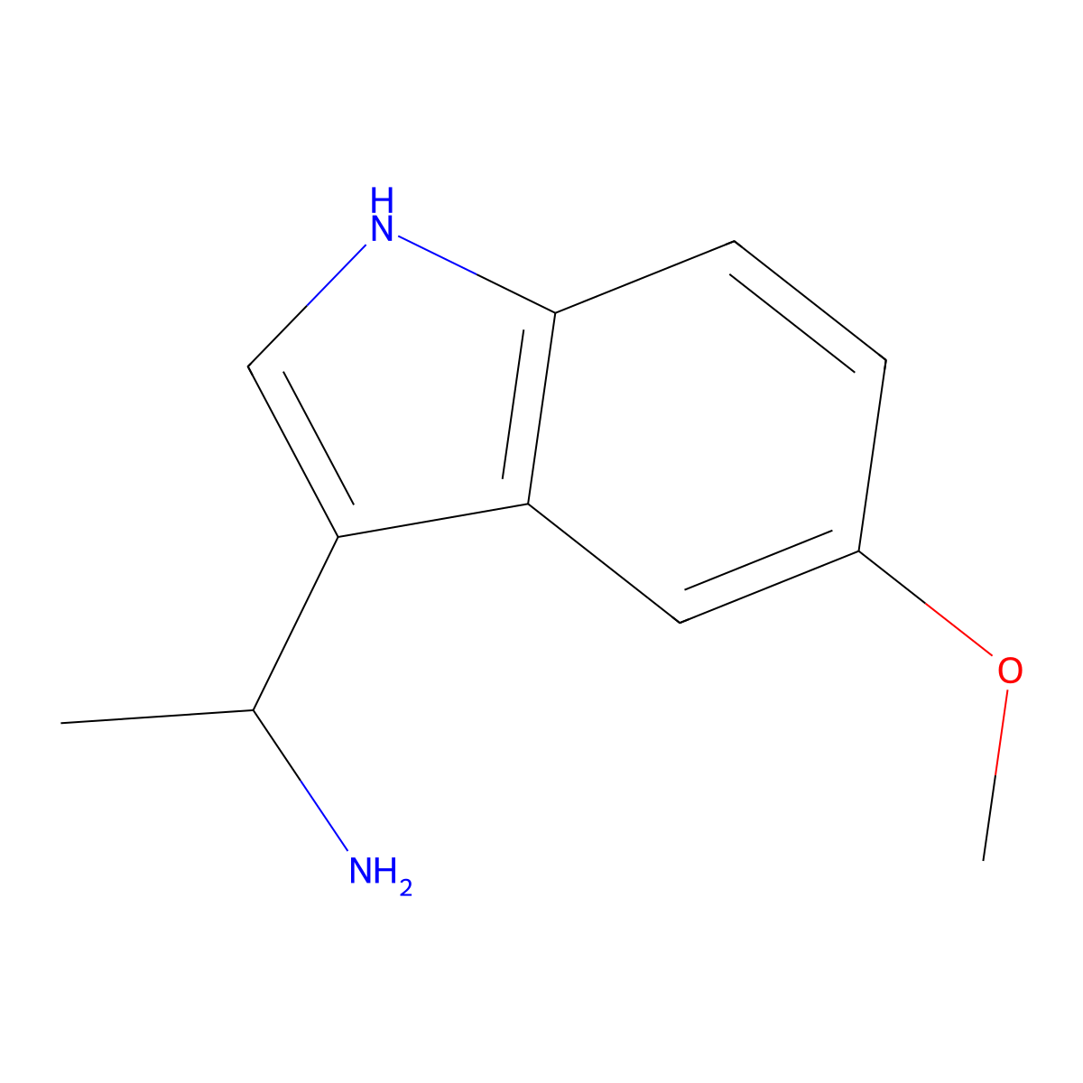 1-(5-Methoxy-1H-indol-3-YL)ethan-1-amine molecular structure, CAS 1270574-43-0