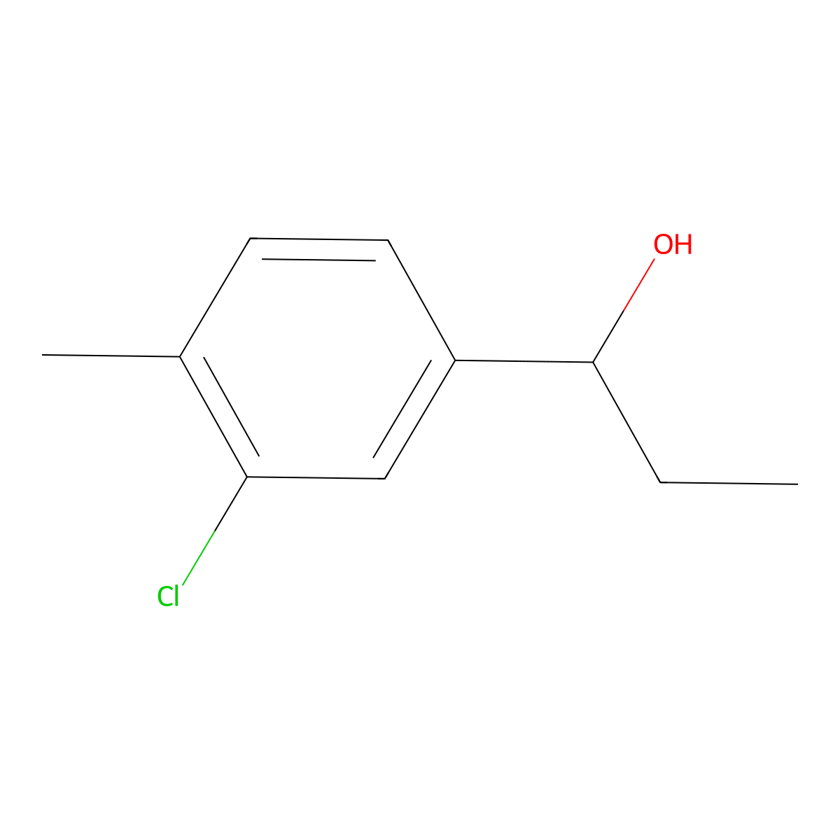 1-(3-Chloro-4-methylphenyl)-1-propanol molecular structure, CAS 1270583-39-5