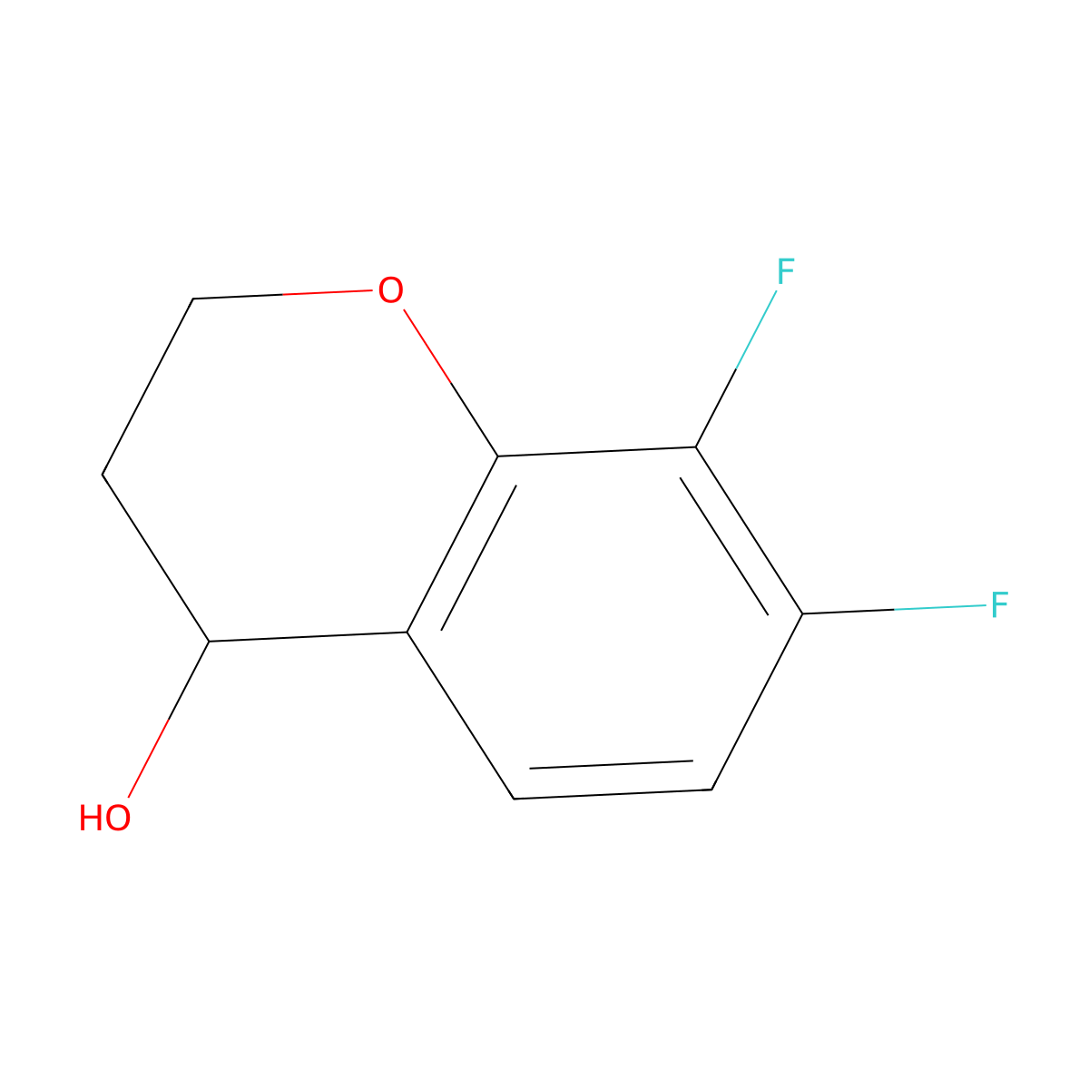 7,8-Difluorochroman-4-OL molecular structure, CAS 1270584-98-9