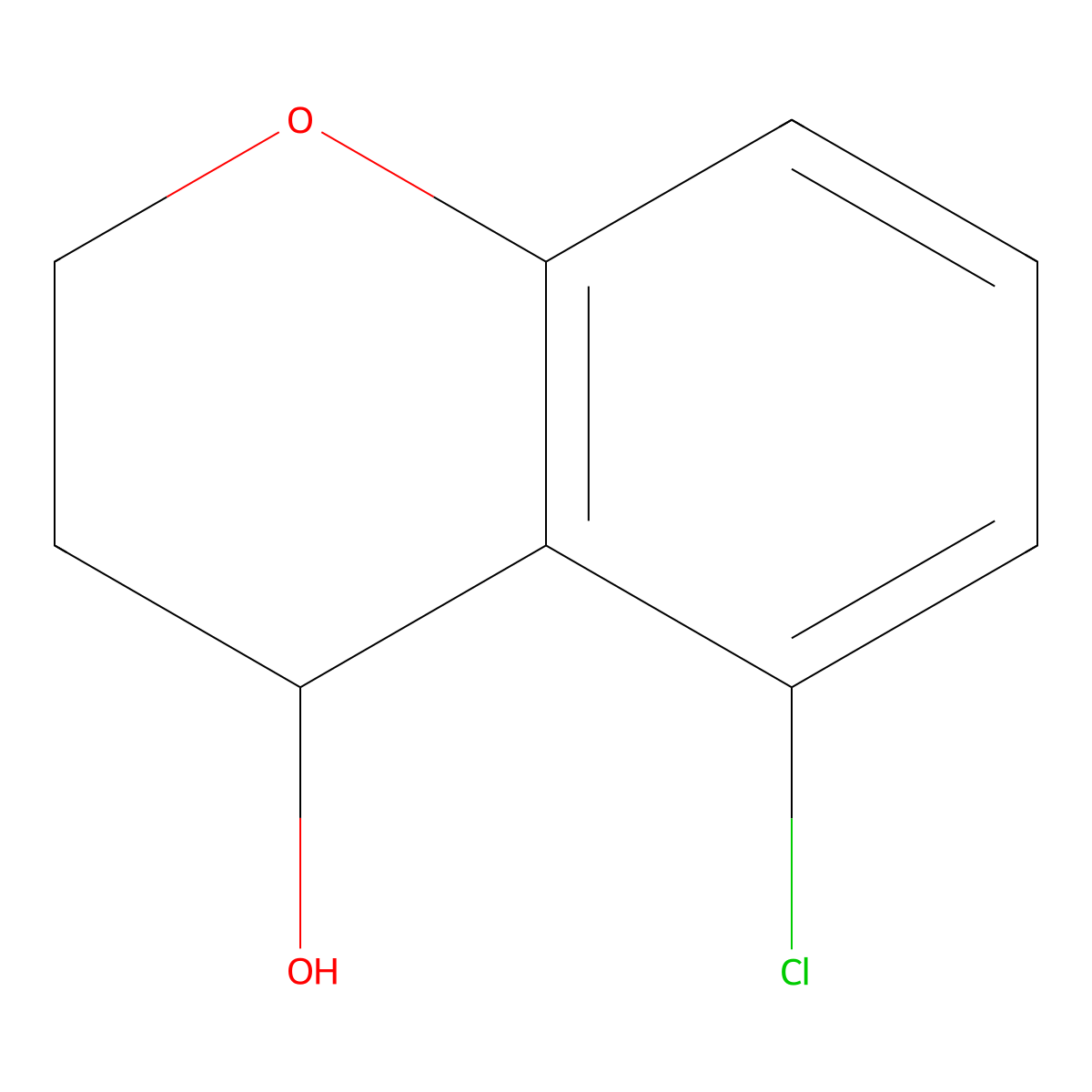 5-Chlorochroman-4-ol molecular structure, CAS 1270585-45-9