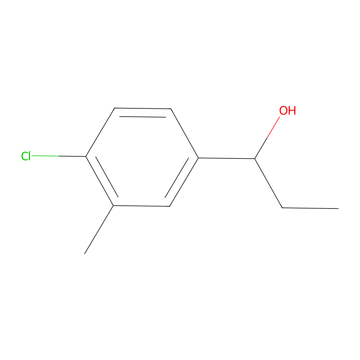 1-(4-Chloro-3-methylphenyl)propan-1-ol molecular structure, CAS 1270585-50-6