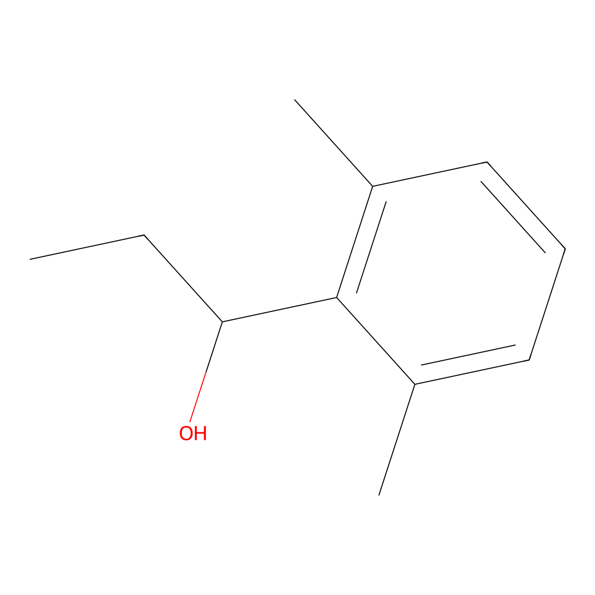 1-(2,6-Dimethylphenyl)propan-1-ol molecular structure, CAS 1270585-55-1
