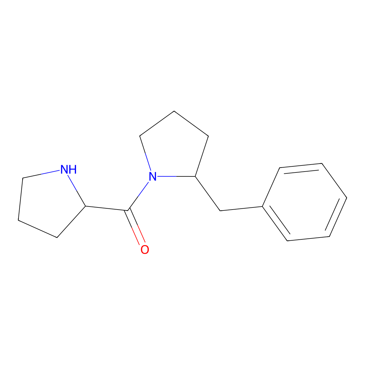2-Benzyl-1-(pyrrolidine-2-carbonyl)pyrrolidine molecular structure, CAS 1270596-95-6