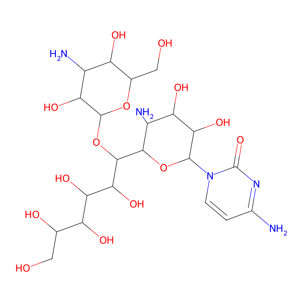 Anthelmycin molecular structure, CAS 12706-94-4