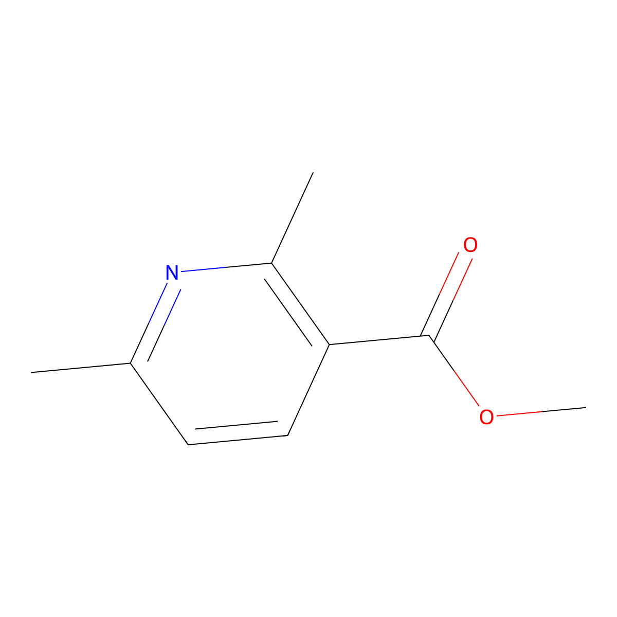 2,6-Dimethyl-nicotinic acid methyl ester molecular structure, CAS 127067-18-9