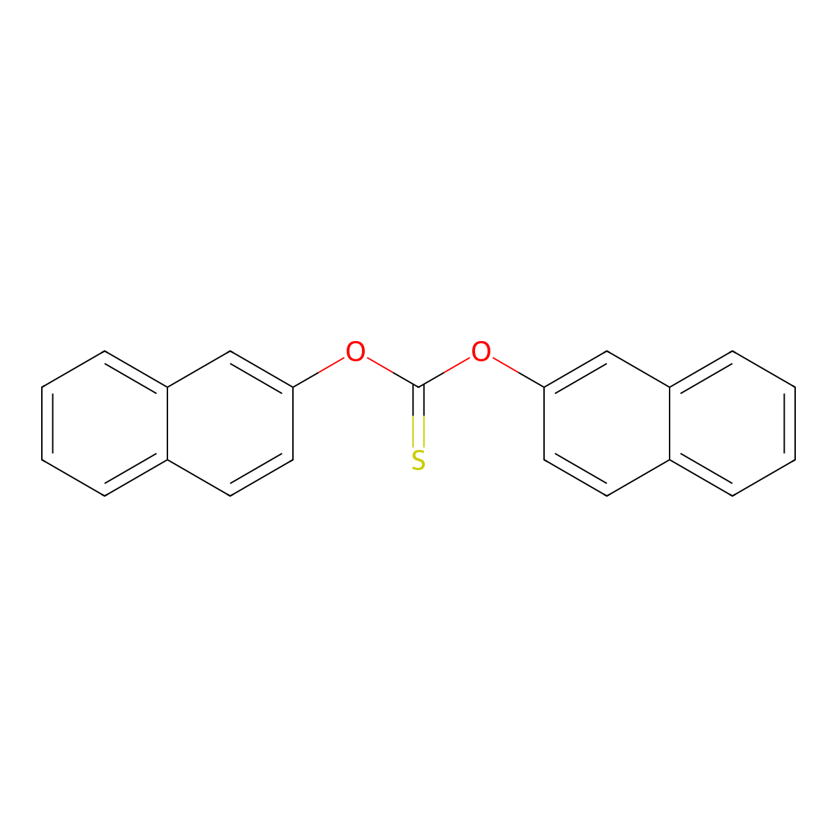 Dinaphthalen-2-yloxymethanethione molecular structure, CAS 127084-74-6