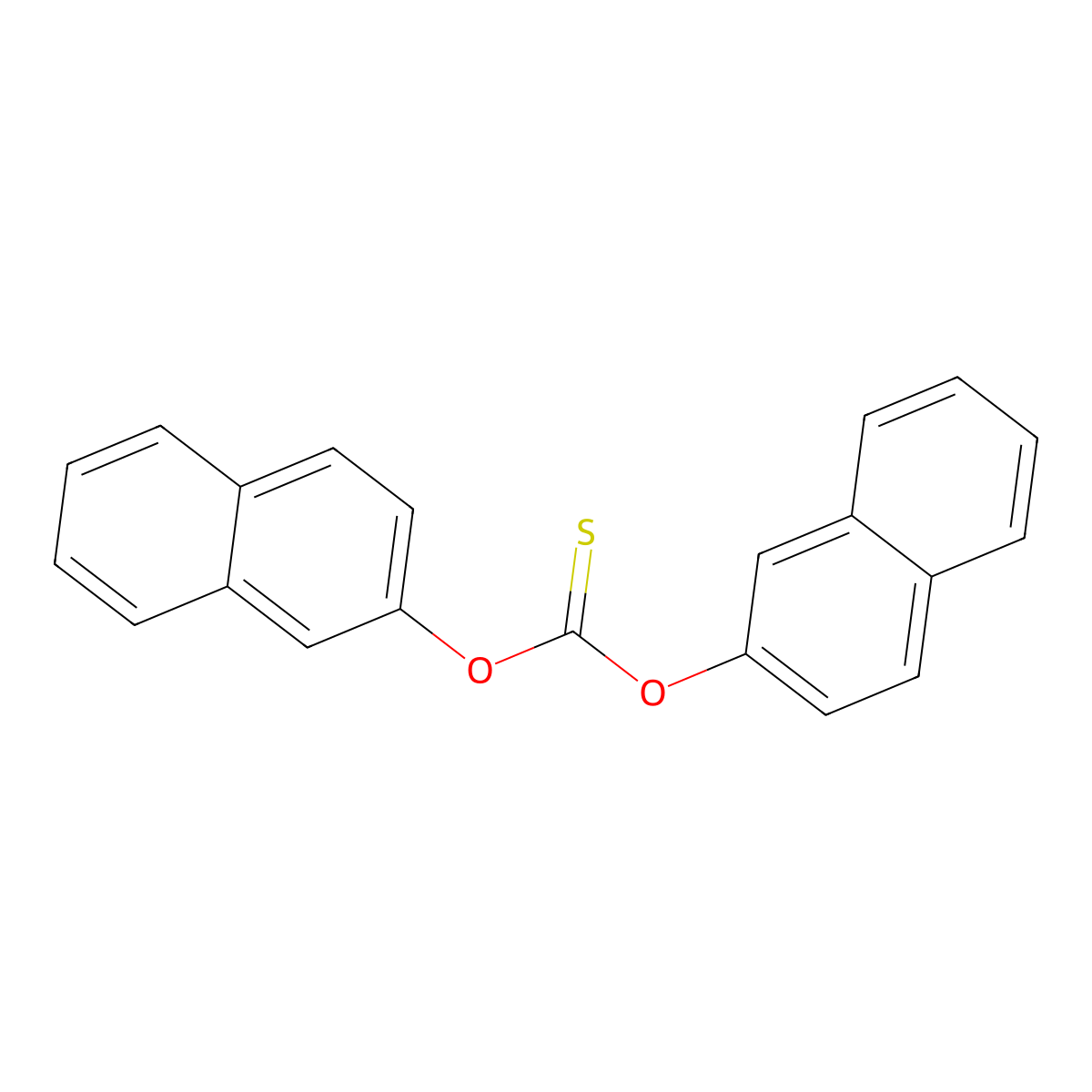 Dinaphthalen-2-yloxymethanethione molecular structure, CAS 127084-74-6