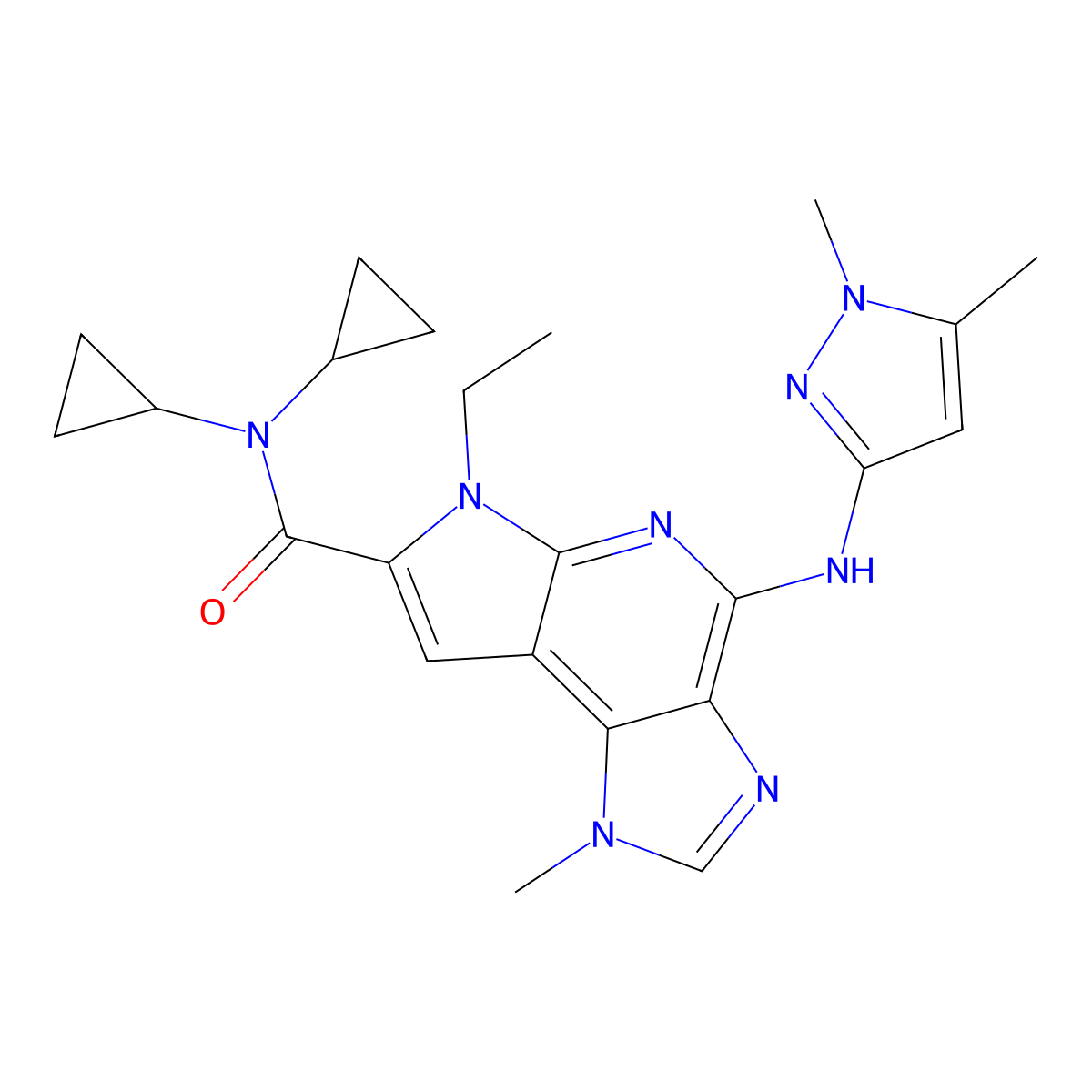 Bms-911543 molecular structure, CAS 1271022-90-2