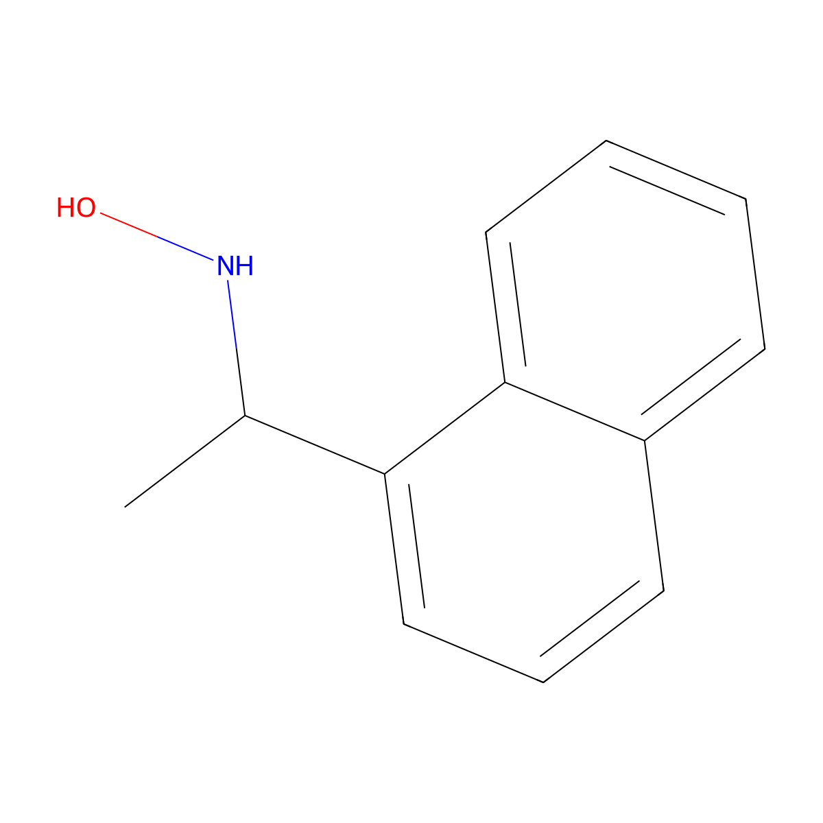 N-(1-Naphthalen-1-yl-ethyl)-hydroxylamine molecular structure, CAS 127104-25-0