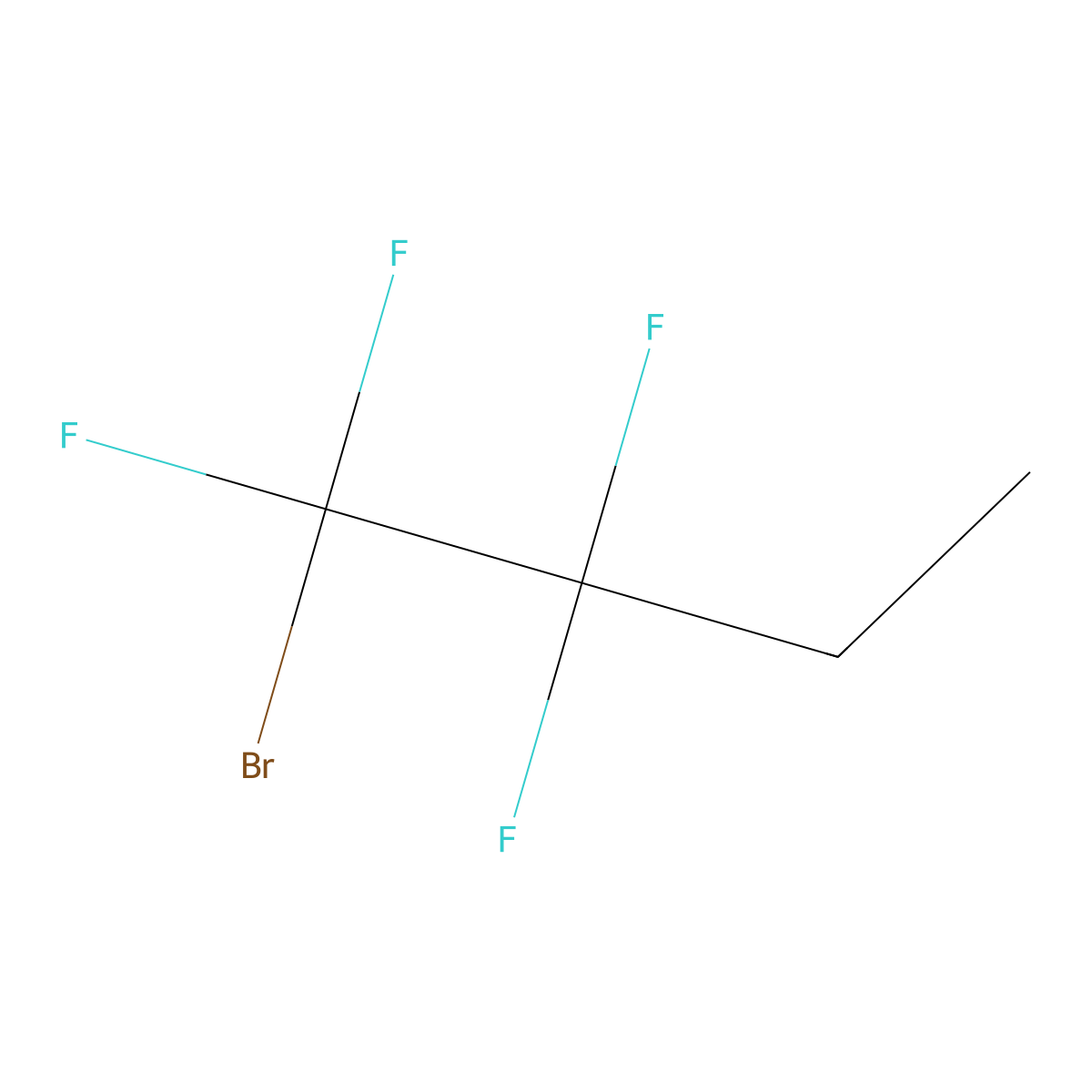 1-Bromo-1,1,2,2-tetrafluorobutane molecular structure, CAS 127117-30-0