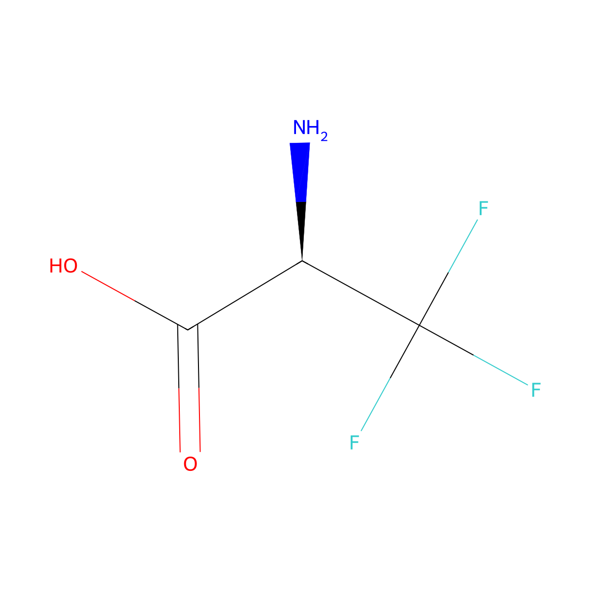 Trifluoroalanine molecular structure, CAS 127127-25-7