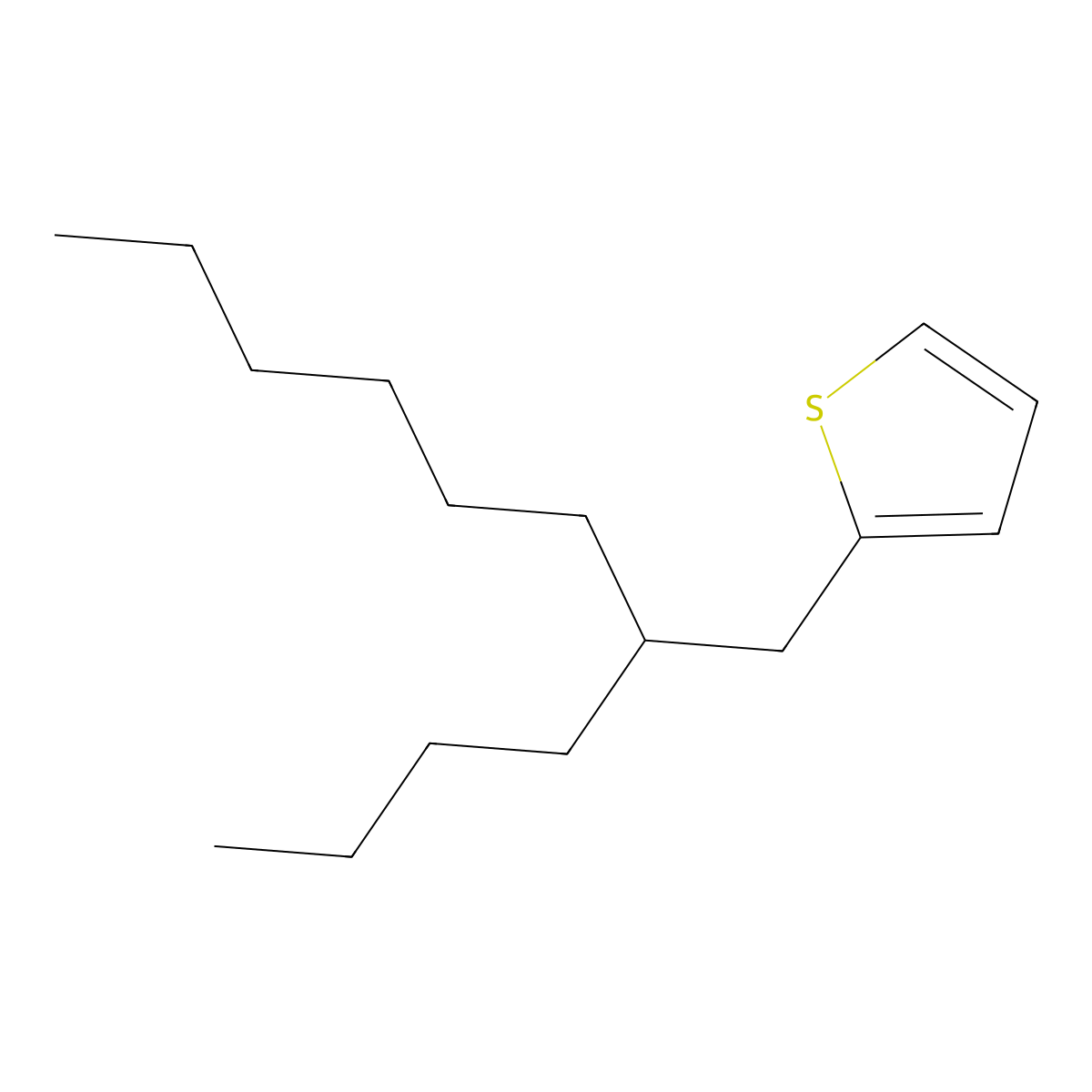 2-(2-Butyloctyl)thiophene molecular structure, CAS 1271438-65-3