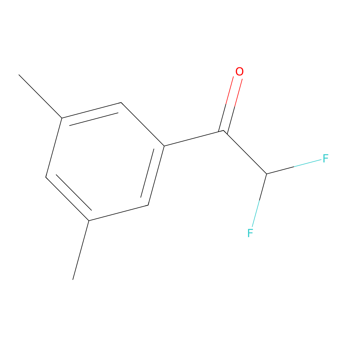 1-(3,5-Dimethylphenyl)-2,2-difluoroethanone molecular structure, CAS 1271475-59-2