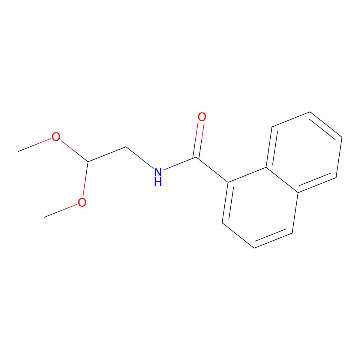N-(2,2-dimethoxyethyl)-1-naphthamide molecular structure, CAS 1271548-36-7