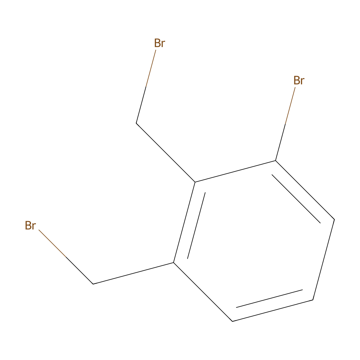 1-Bromo-2,3-bis(bromomethyl)benzene molecular structure, CAS 127168-82-5