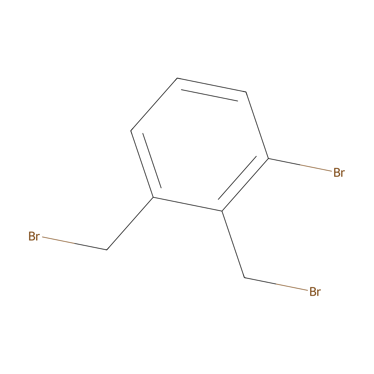 1-Bromo-2,3-bis(bromomethyl)benzene molecular structure, CAS 127168-82-5