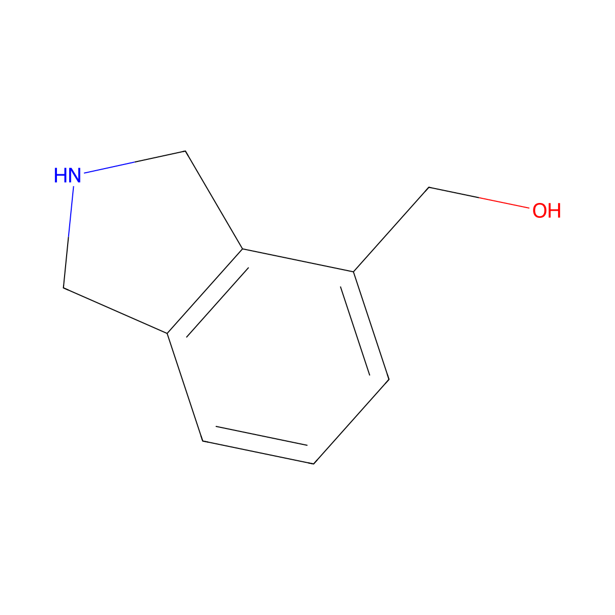 Isoindolin-4-ylmethanol molecular structure, CAS 127168-95-0