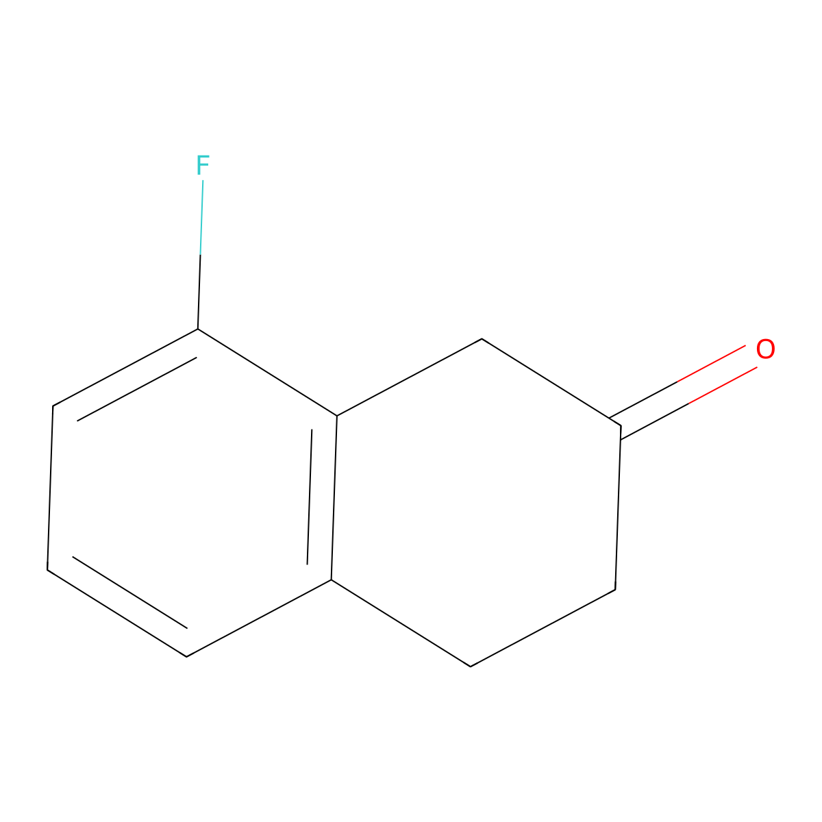 8-Fluoro-2-tetralone molecular structure, CAS 127169-82-8