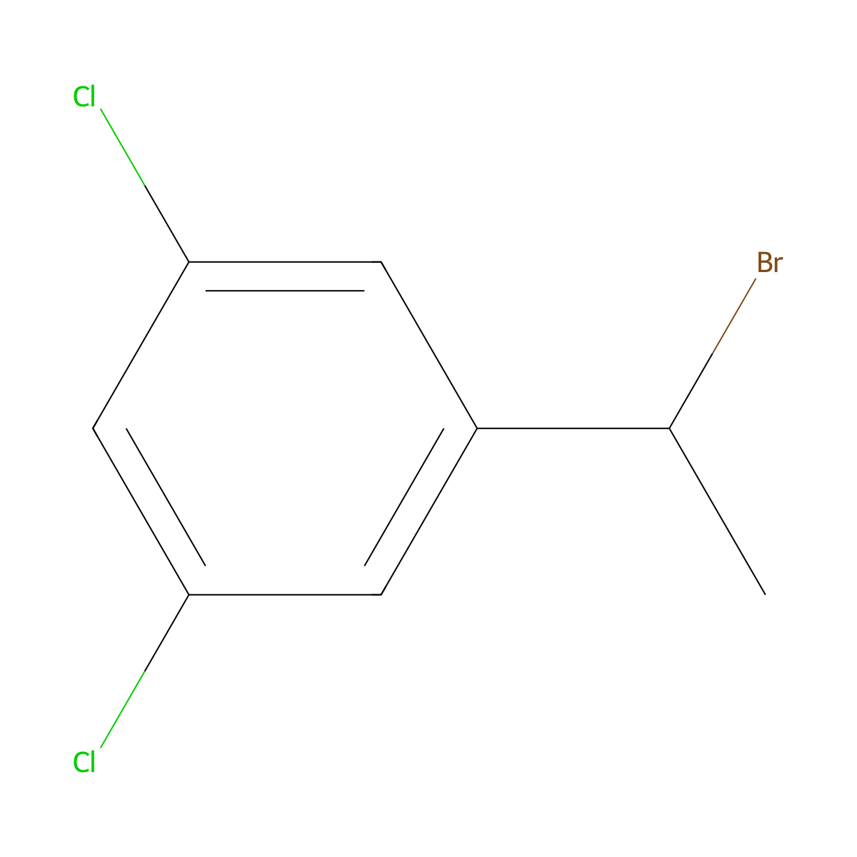 1-(1-Bromoethyl)-3,5-dichlorobenzene molecular structure, CAS 1271734-89-4