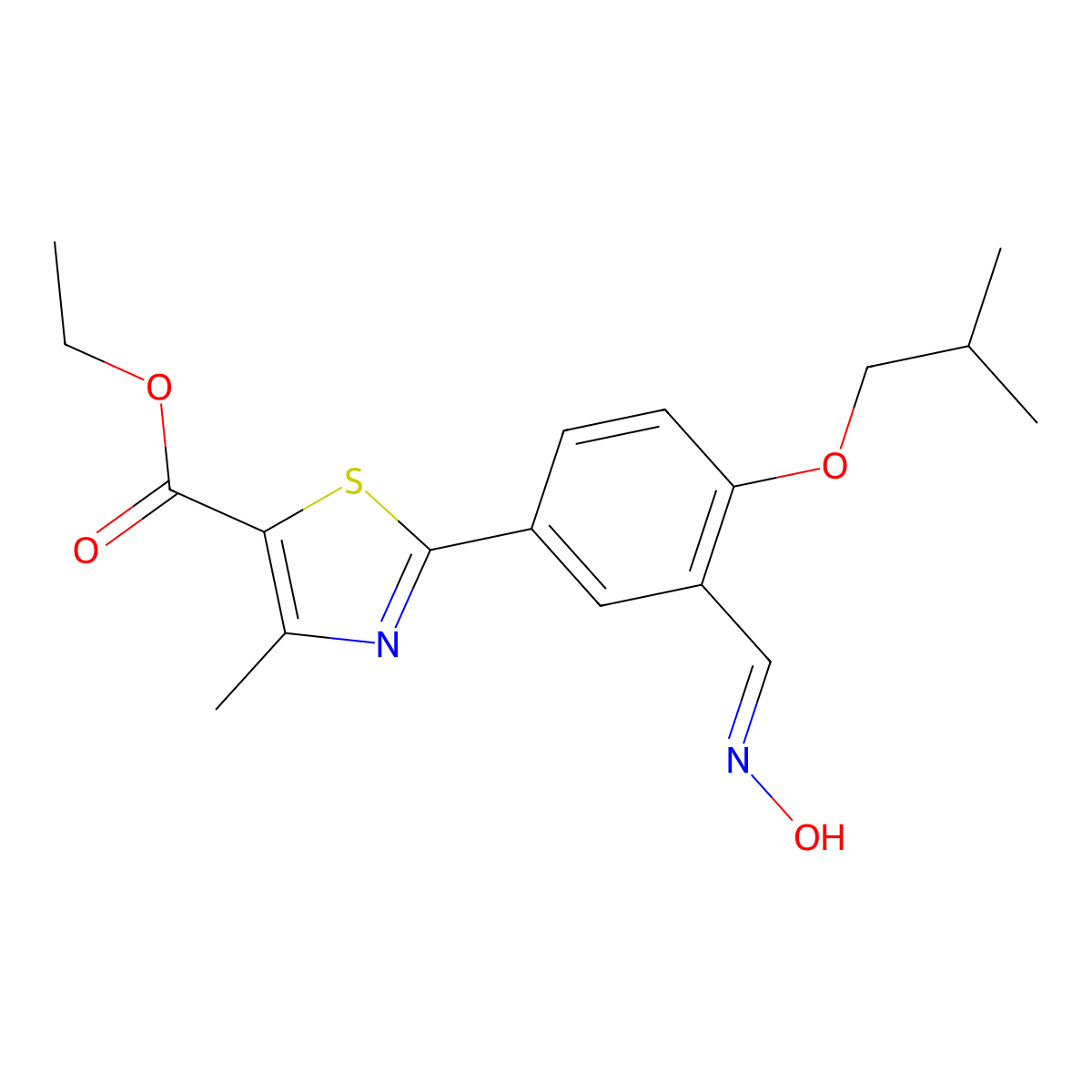Febuxostat impurity 6 molecular structure, CAS 1271738-74-9