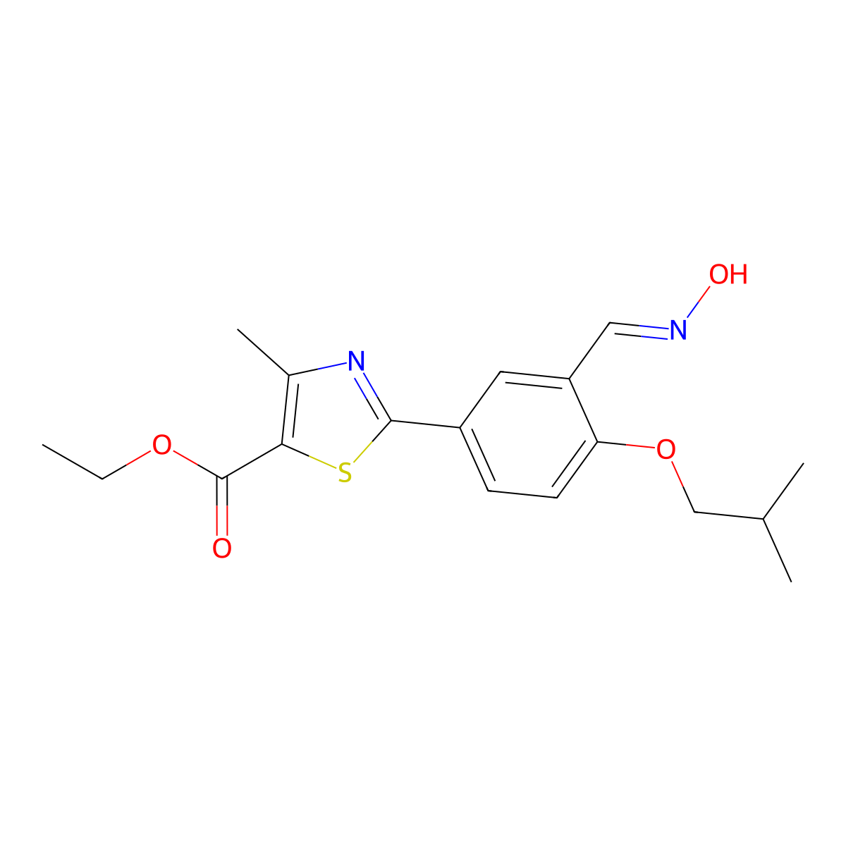 Febuxostat impurity 6 molecular structure, CAS 1271738-74-9