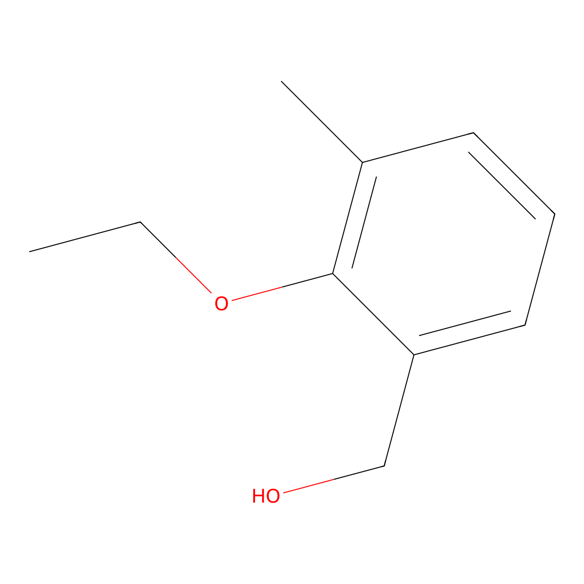 2-Ethoxy-3-methylbenzyl alcohol molecular structure, CAS 127174-96-3