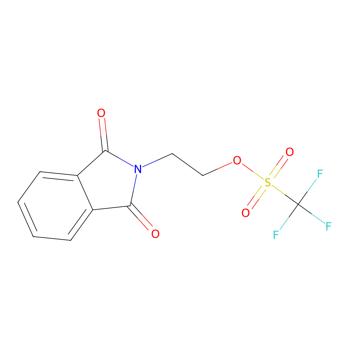 2-(1,3-Dioxoisoindolin-2-yl)ethyl trifluoromethanesulfonate molecular structure, CAS 127175-39-7