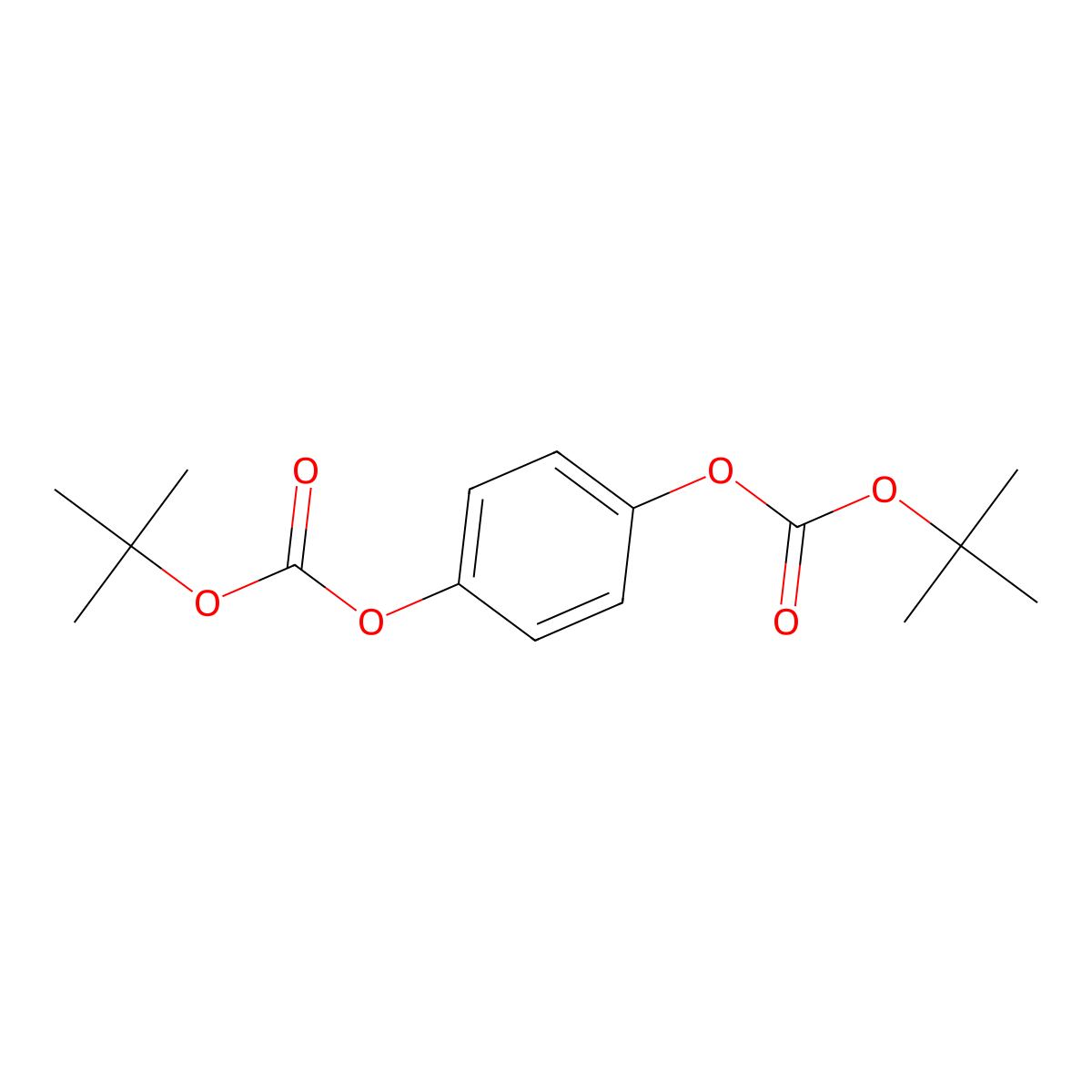 1,4-Phenylene di-tert-butyl bis(carbonate) molecular structure, CAS 127175-62-6