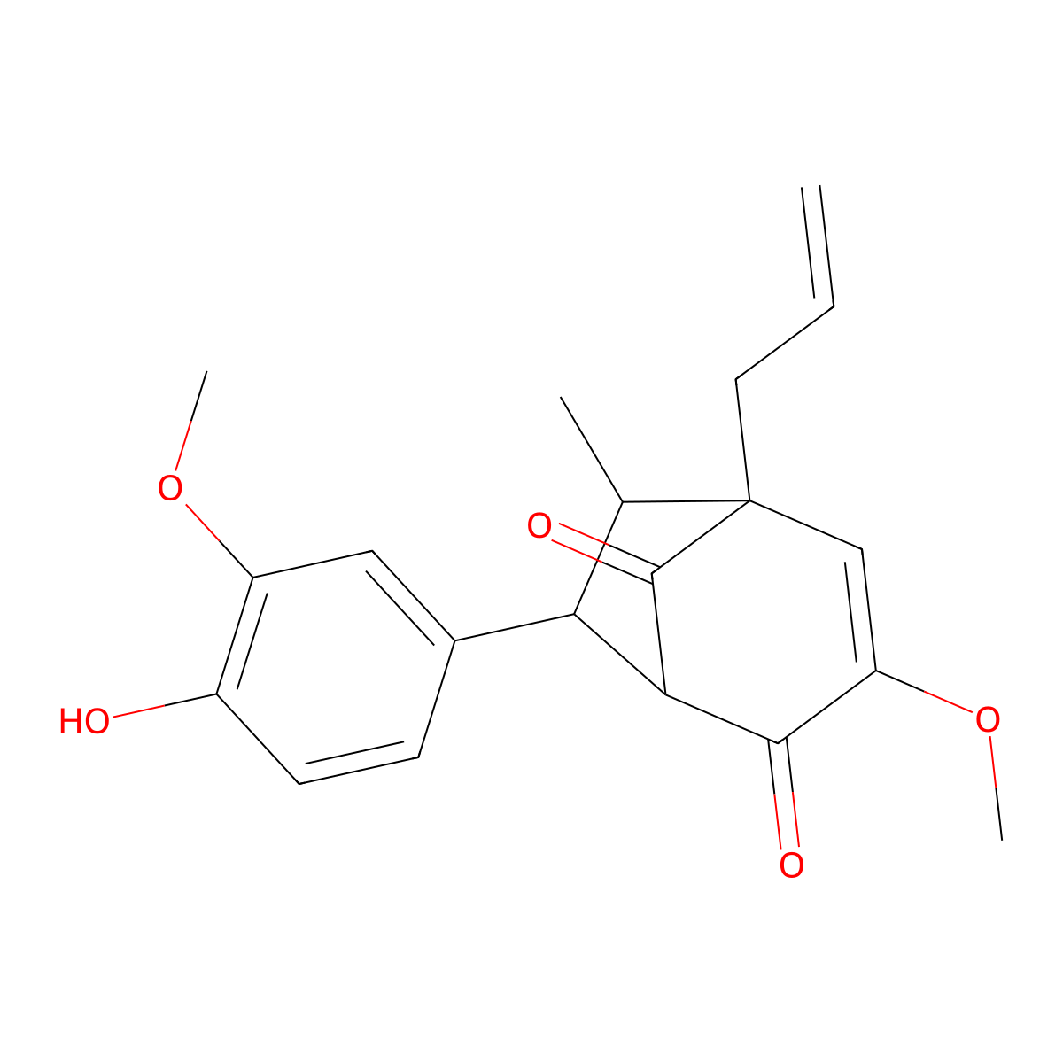 4-O-Demethylkadsurenin D molecular structure, CAS 127179-70-8