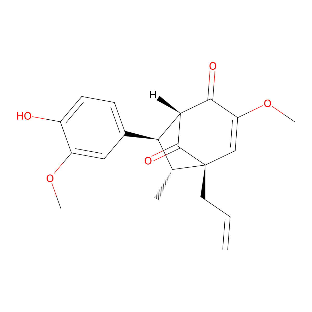 4-O-Demethylkadsurenin D molecular structure, CAS 127179-70-8