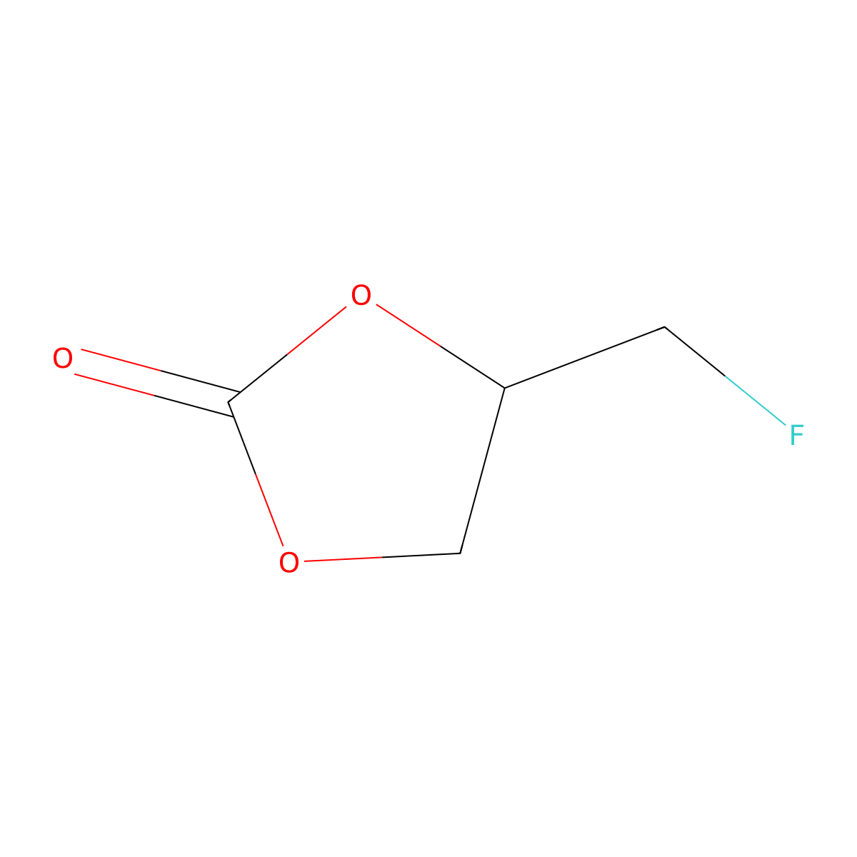 4-(Fluoromethyl)-1,3-dioxolan-2-one molecular structure, CAS 127213-73-4