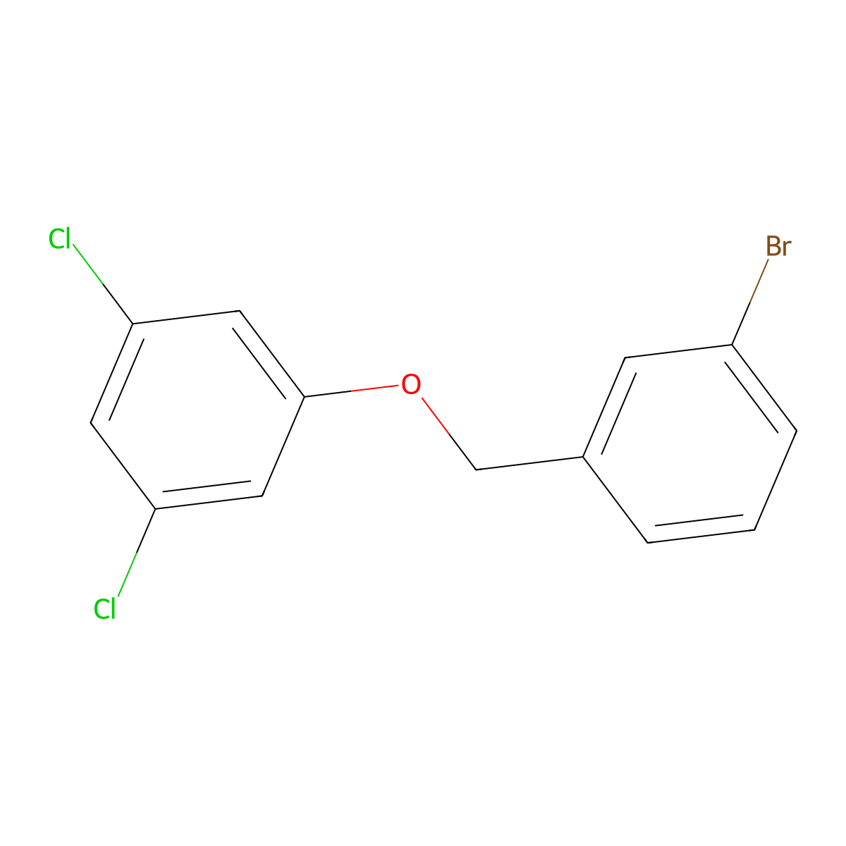 3-Bromobenzyl-(3,5-dichlorophenyl)ether molecular structure, CAS 1272150-44-3